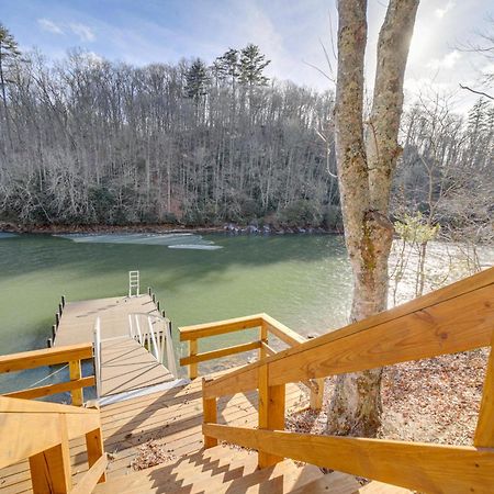 Lakeside Cashiers Cabin With Private Boat Dock! Cullowhee エクステリア 写真