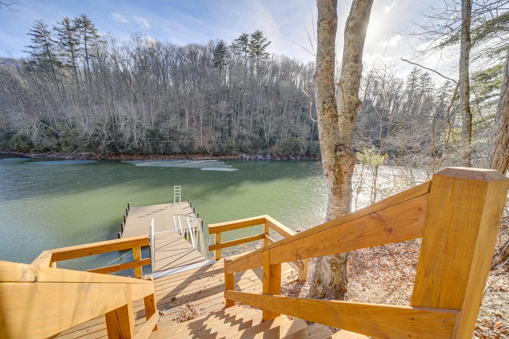 Lakeside Cashiers Cabin With Private Boat Dock! Cullowhee エクステリア 写真