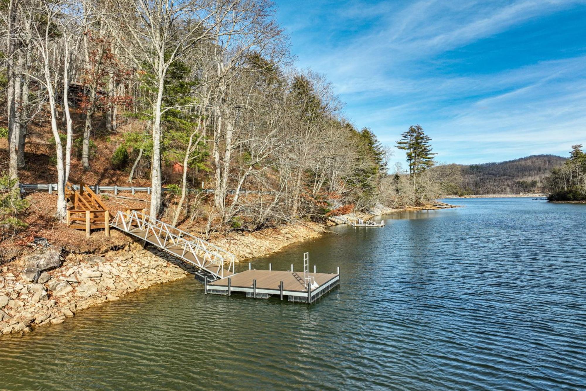 Lakeside Cashiers Cabin With Private Boat Dock! Cullowhee エクステリア 写真